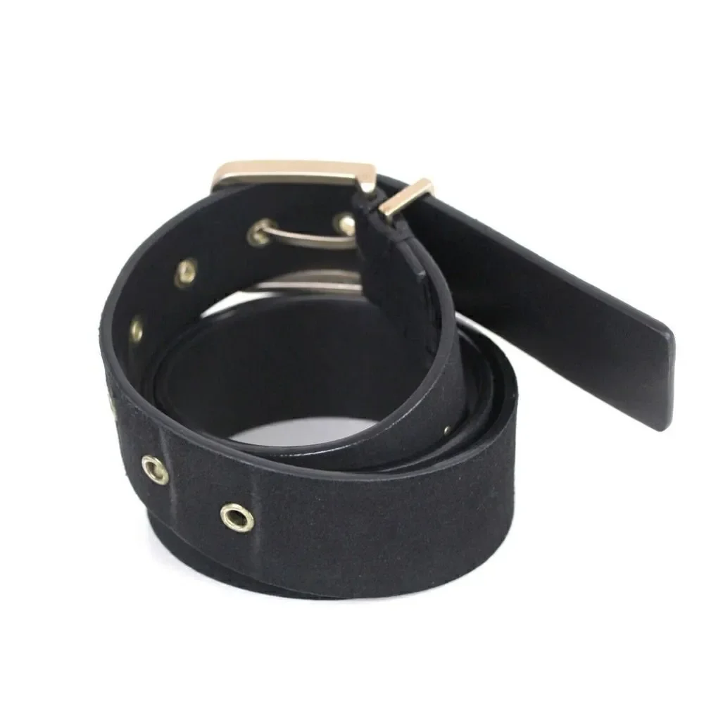 AllSaints BLACK GENUINE LEATHER SUEDE 1.5
